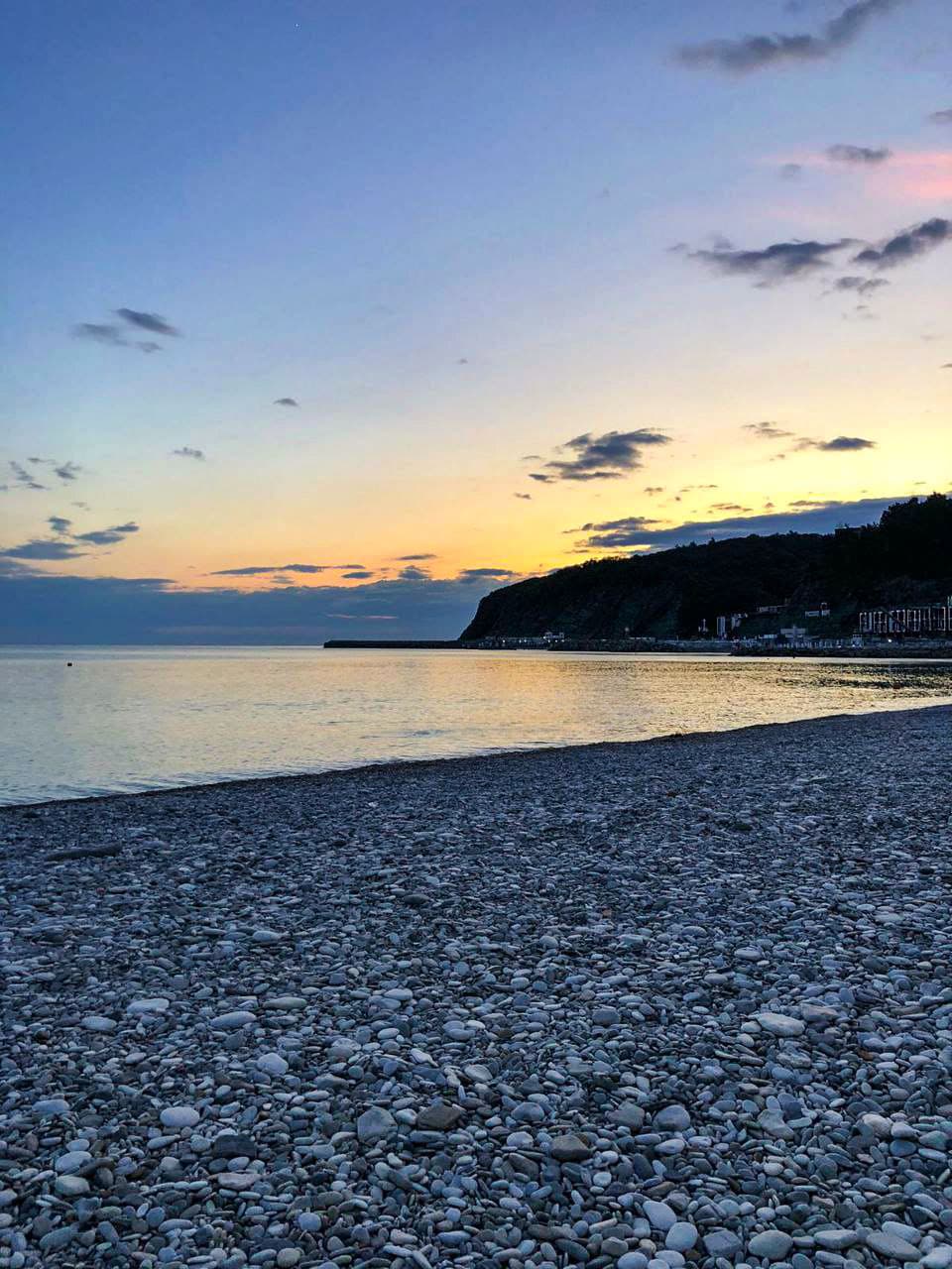 Закат у моря